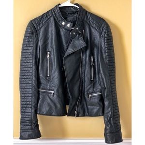 Max Studio Leather Jacket